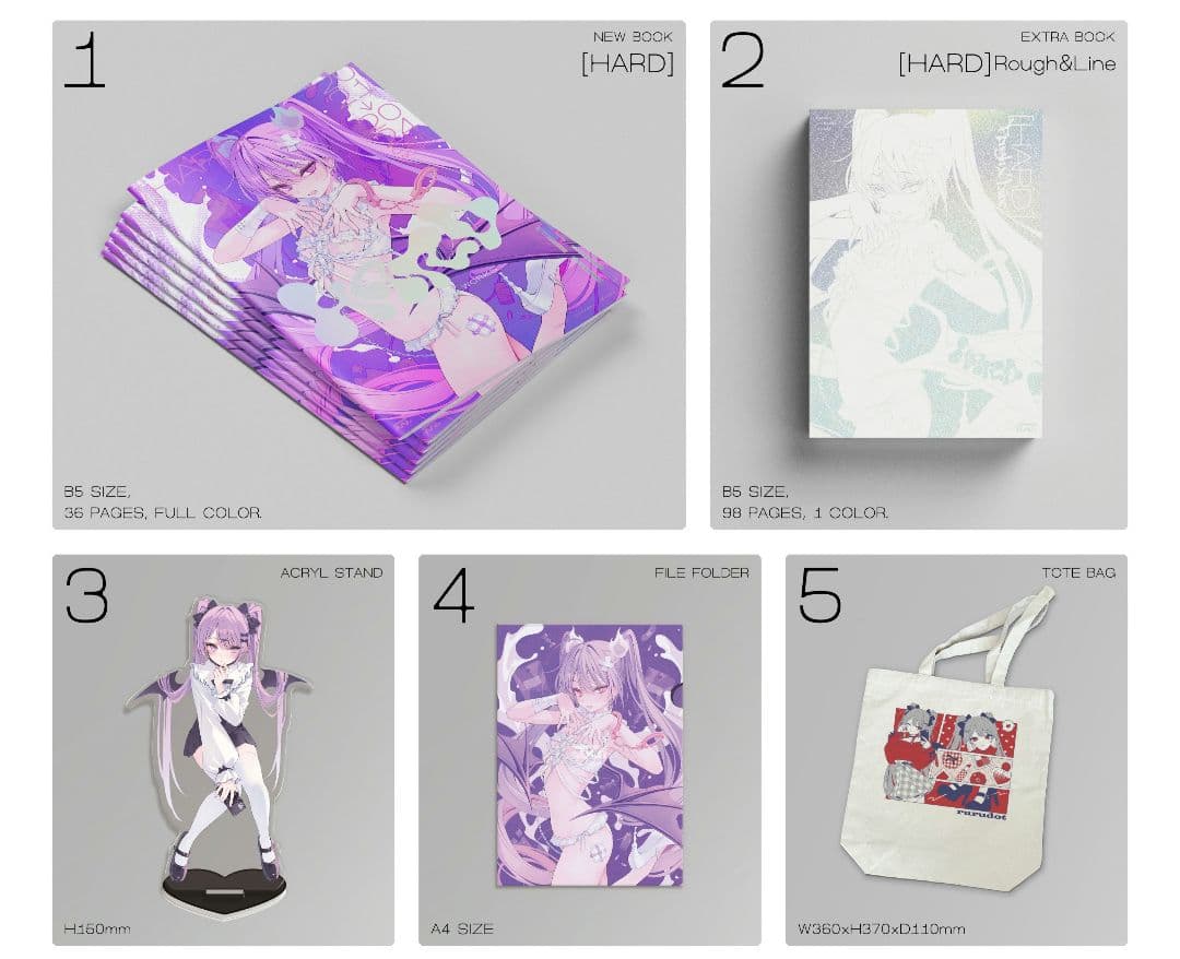 C105 rurudo 新刊セット ＆ ラバーマット rurudot ホロライブ - メルカリ