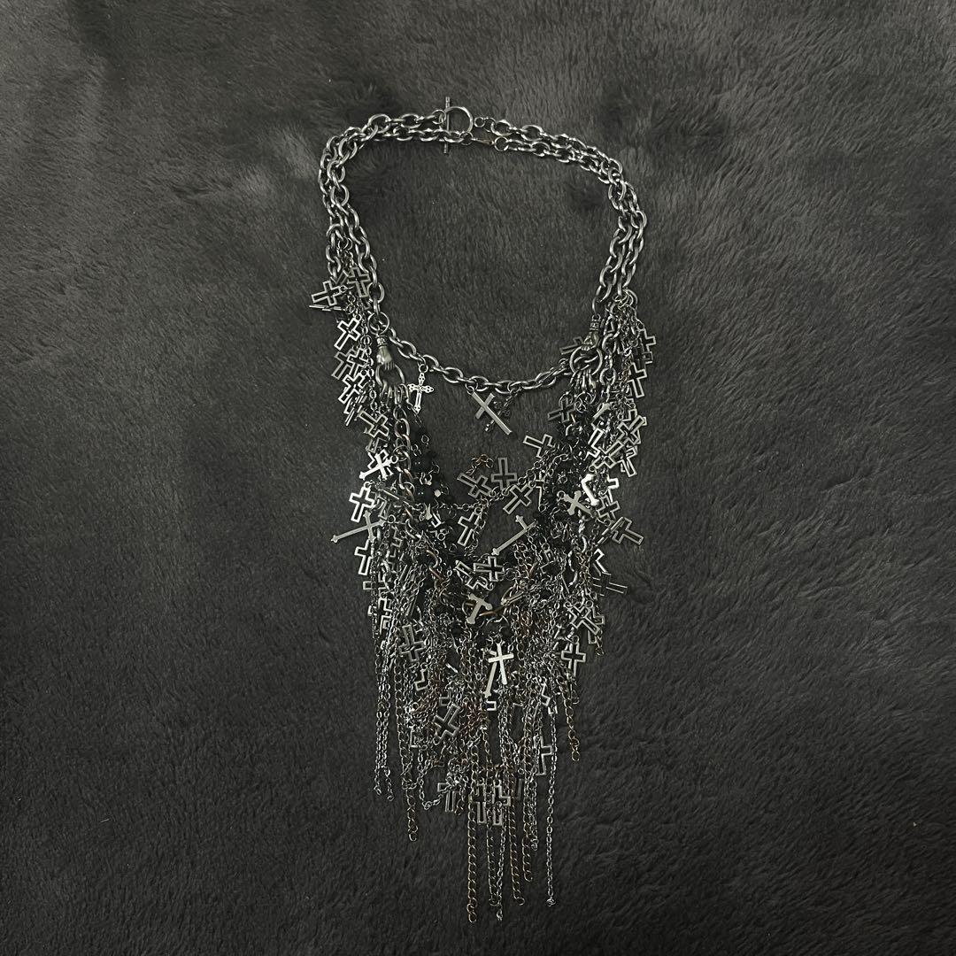 00s vkei クロスネックレスグランジ平成ゴシック opium風パンク 00s vkei クロスネックレスグランジ平成ゴシック opium風パンク - メルカリ