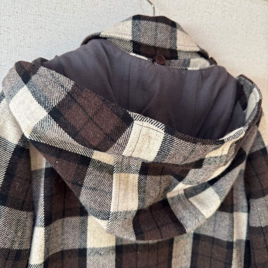 レアデザイン！ APC レディース チェックダッフルコート アウター S