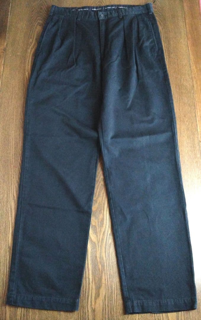 【ポロラルフローレン】 アンドリューパンツ 黒 ツータック W34 ポロ ラルフローレン ANDREW PANT ツータック 太畝 コーデュロイパンツ