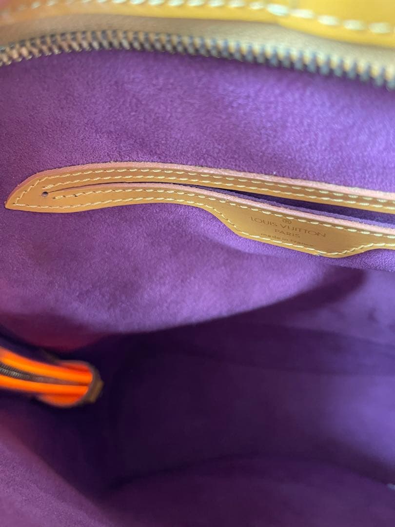 希少Louis Vuitton イエローオレンジ リュック