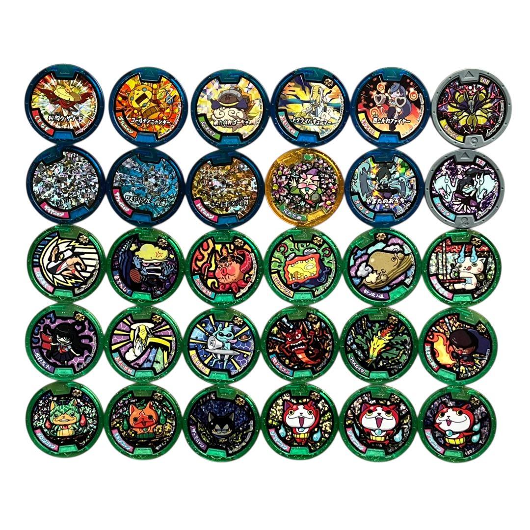 美品 妖怪ウォッチ 超妖怪大辞典 メダル キラキラ 30枚セット その他30