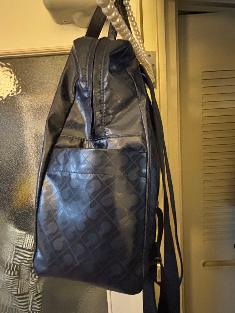 美品 ゲラルディーニ ソフティ 2way ハンドバッグ リュック 総柄