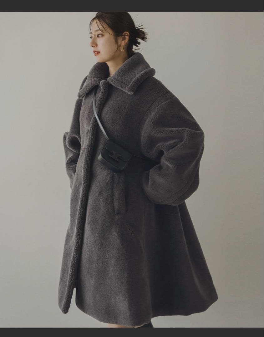 美品】レクタングル♡テディベアテントコート♡ボアコート♡ロング