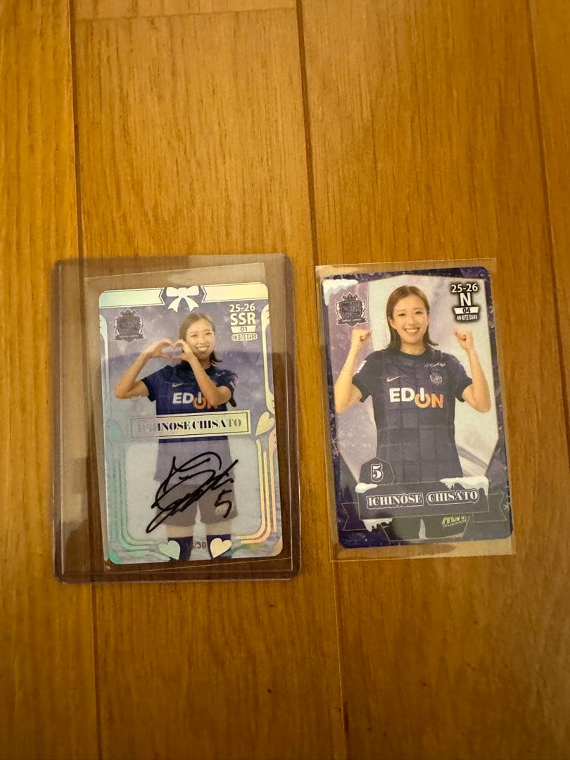 SSR 市瀬千里 直筆サインカード オンサイト サンフレッチェ広島