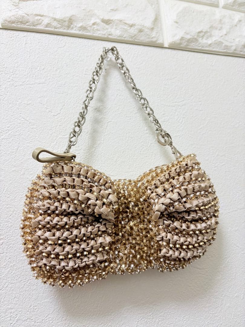 アンテプリマ リボン ワイヤーバッグ パーティー 美品 カード有 - メルカリ