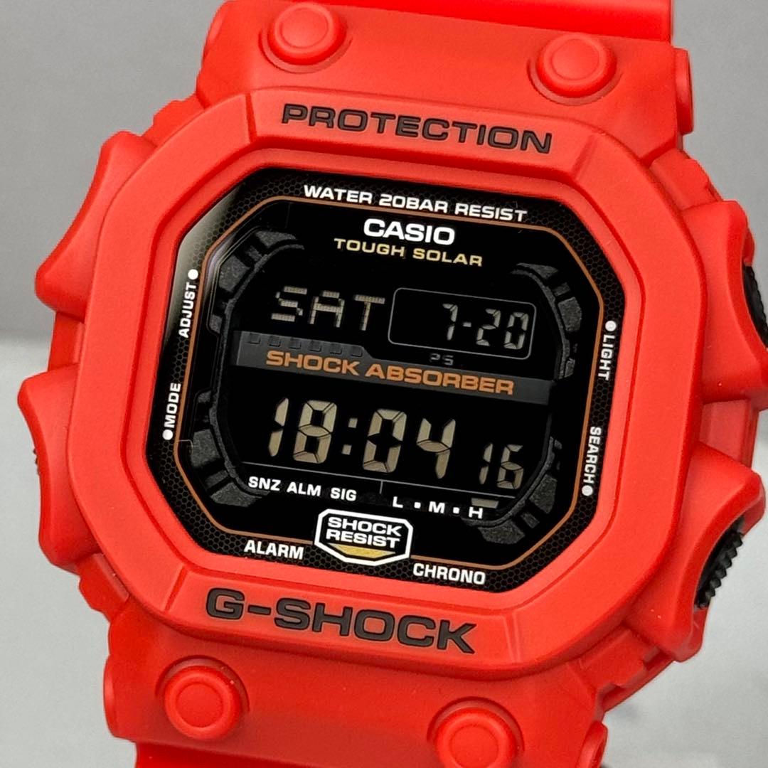希少 極美品 G-SHOCK GX-56 タフソーラー レスキューオレンジ GX