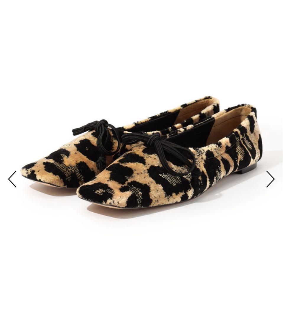 美品　PIPPICHIC ヒョウ柄 フラットシューズ Demi-Luxe BEAMS（デミルクス ビームス）【2/12再値下げ】PIPPICHIC