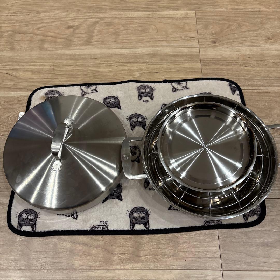 ZWILLING Plus スチーマー&スモーカーセット28cm 4.0Ｌ