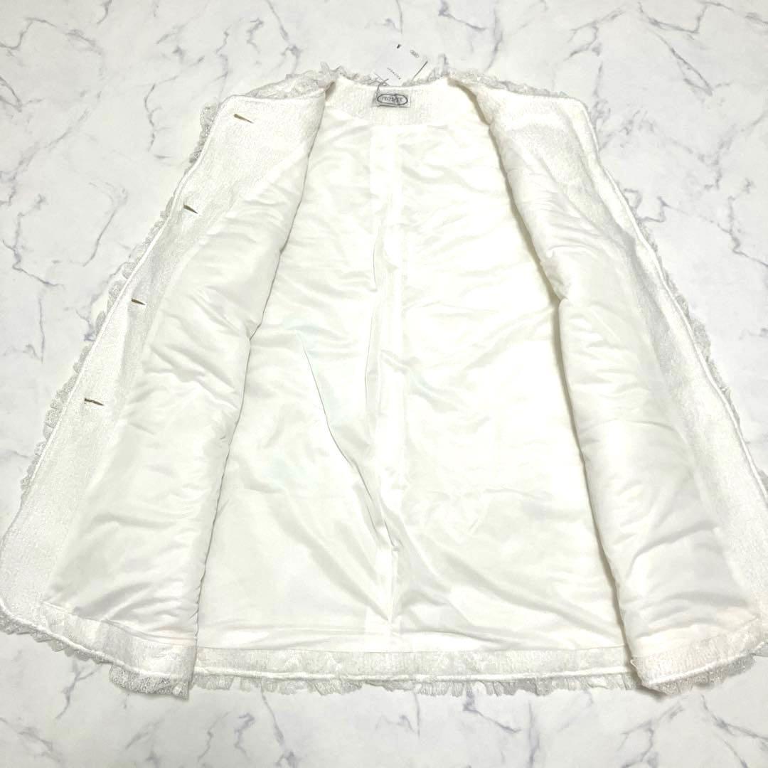 新品未使用】CaEtLa さえら ヒスクローネ フラワー刺繍 レース ベスト