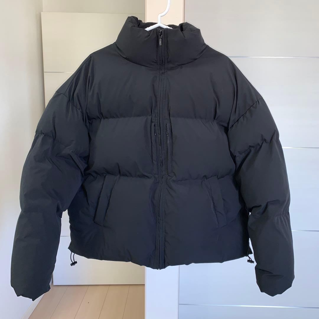 SINSS（シンス）、ダウン（ショートパフジャケット）、サイズL、黒色