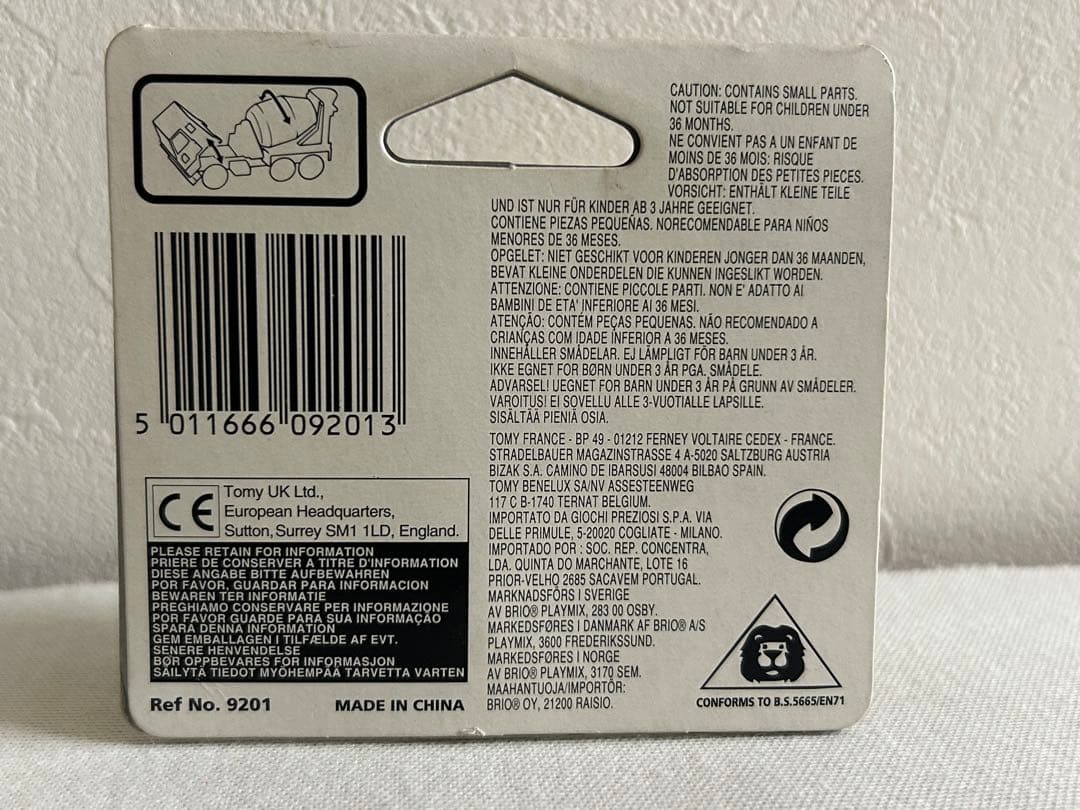 トミカ ブリスターパック ヨーロッパ輸出 NISSAN CEMENT MIXER - メルカリ