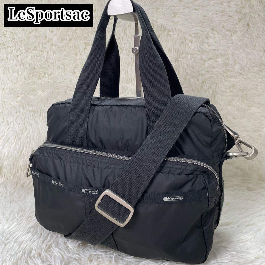 美品 LeSportsac レスポートサック METRO CONVERTIBLE True Black Metro Convertible | LeSportsac