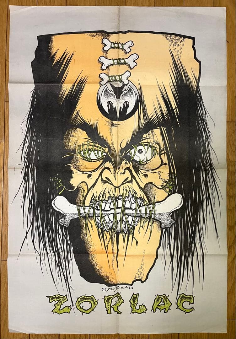 zorlac pushead ポスター パスヘッド デッドストック - メルカリ