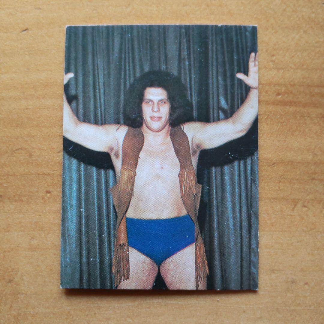 希少品 新日本プロレス「アンドレ・ザ・ジャイアント ミニカード