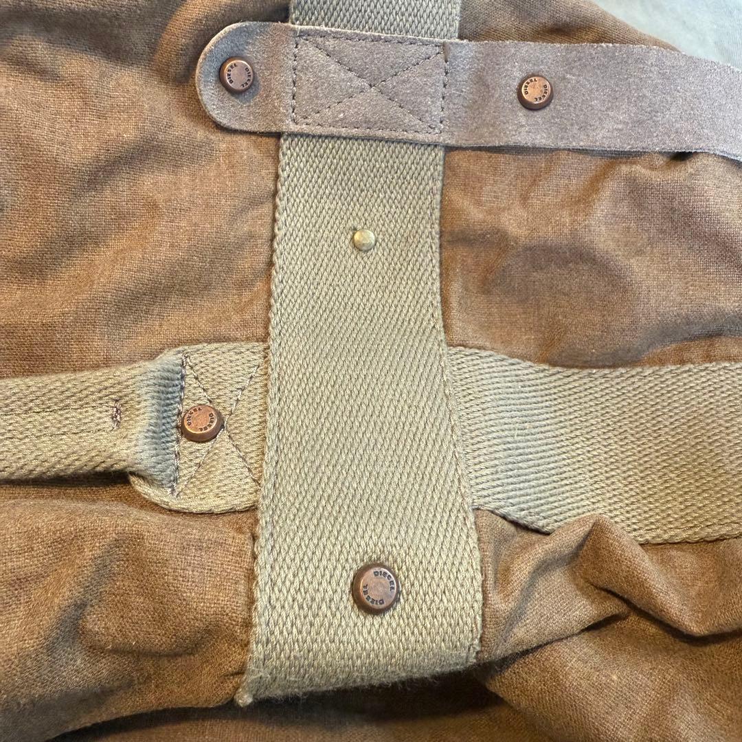 ジュン様専用出品です DIESEL☆ミリタリーボストンバッグ カーキ