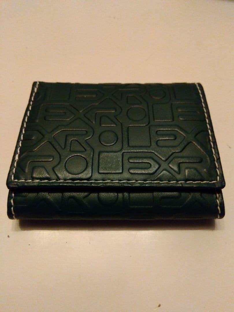 ROLEX ノベルティ レザー製コインケース ハンカチセット