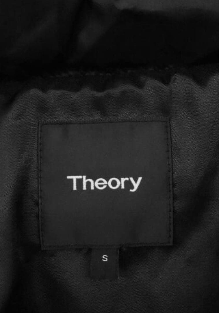 Theory 18aw ダウンコート ブラック - メルカリ