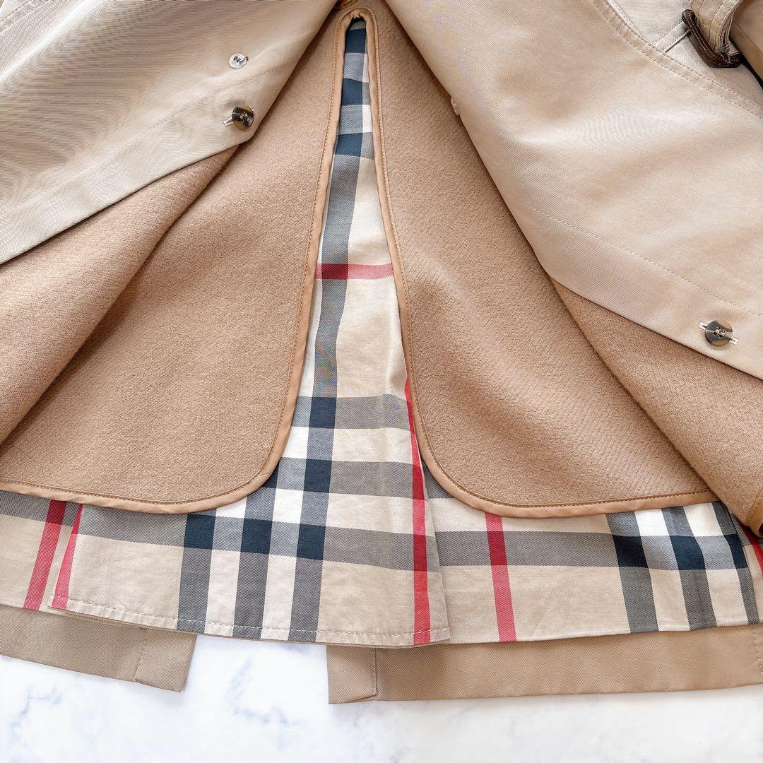 美品✨バーバリー ロンドン ハニーベージュ ギャバジン トレンチコート