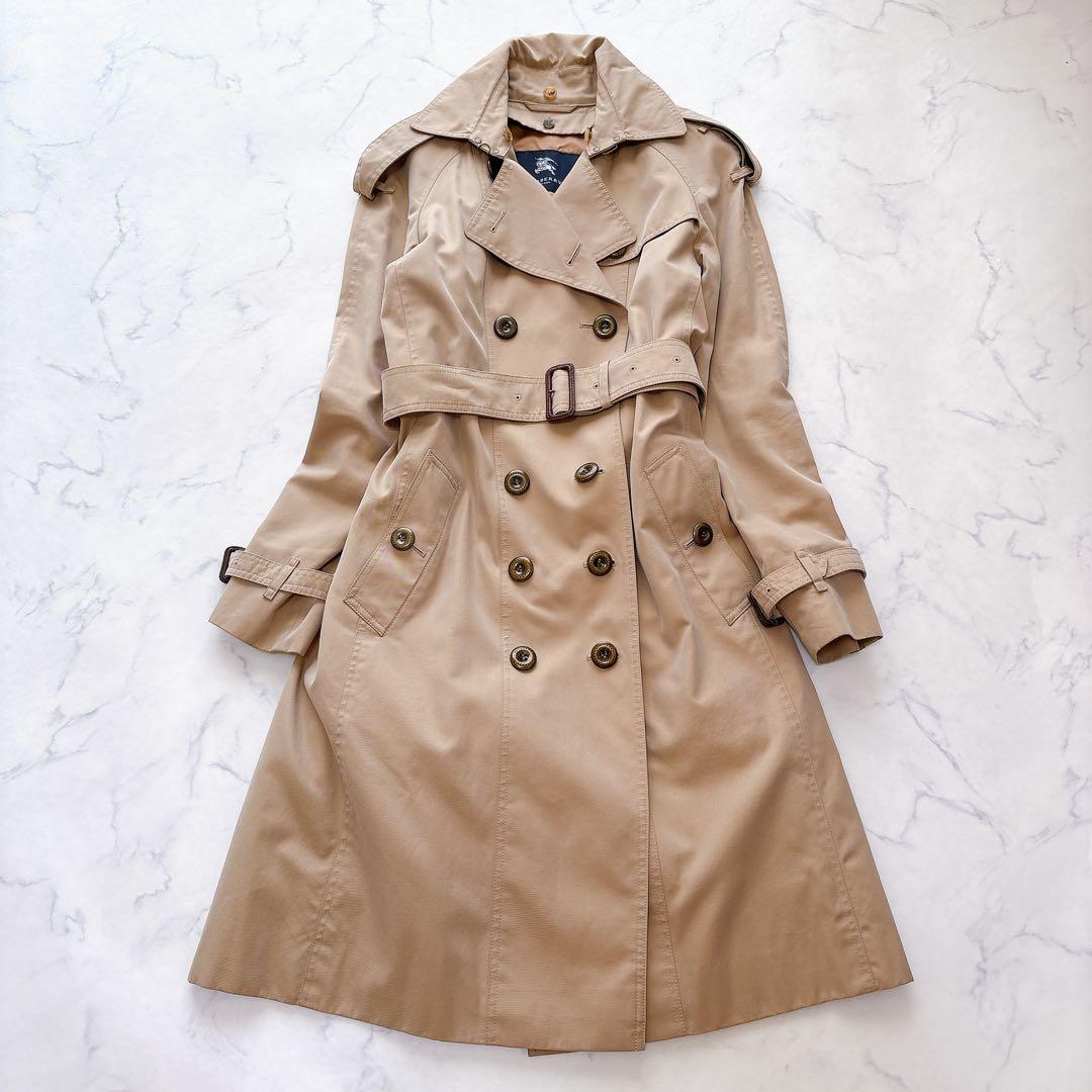 美品✨バーバリー ロンドン ハニーベージュ ギャバジン トレンチコート