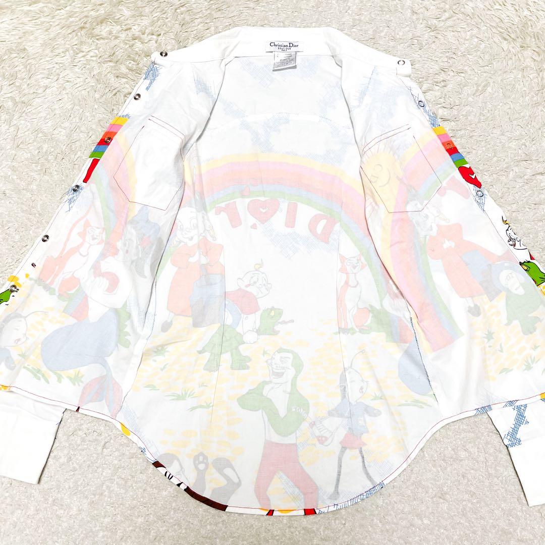 激レア✨クリスチャンディオール ガリアーノ期 カートゥーン総柄