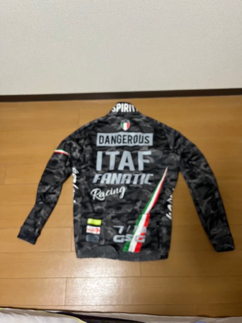 7-ITA 冬用裏起毛 上下セット 7-ITAサイクルジャージ XLカモフラージュ