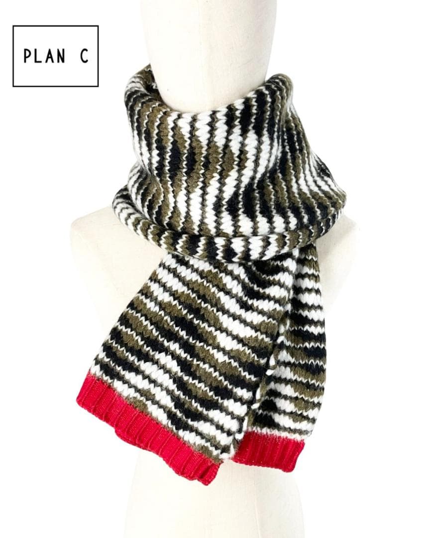 新品】PLAN C カシミア混アルパカウールマフラー 定価53460円 - メルカリ