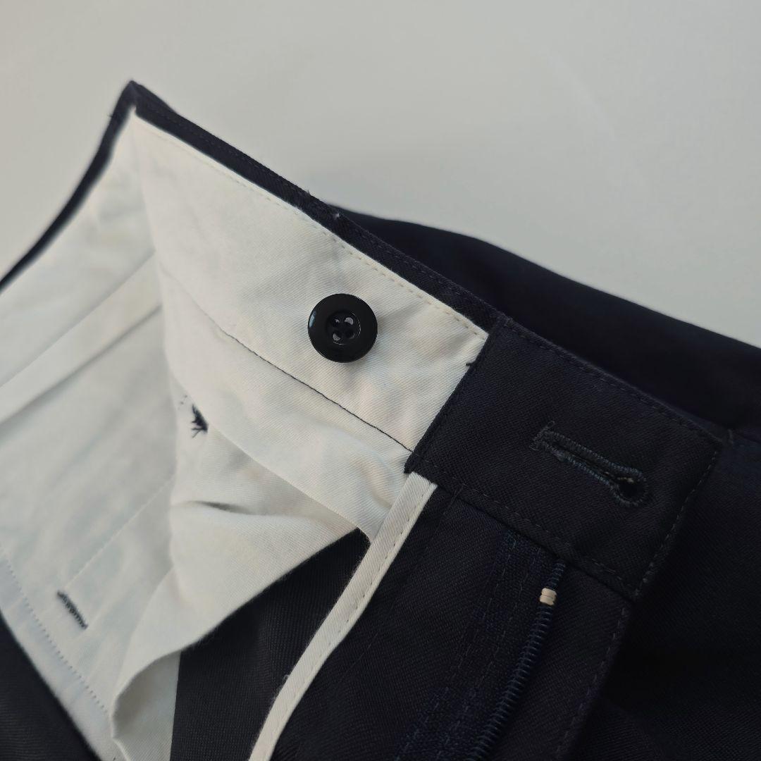 極美品☆スティーブンアラン 2プリーツ テーパード パンツ 1.9万 ウール S