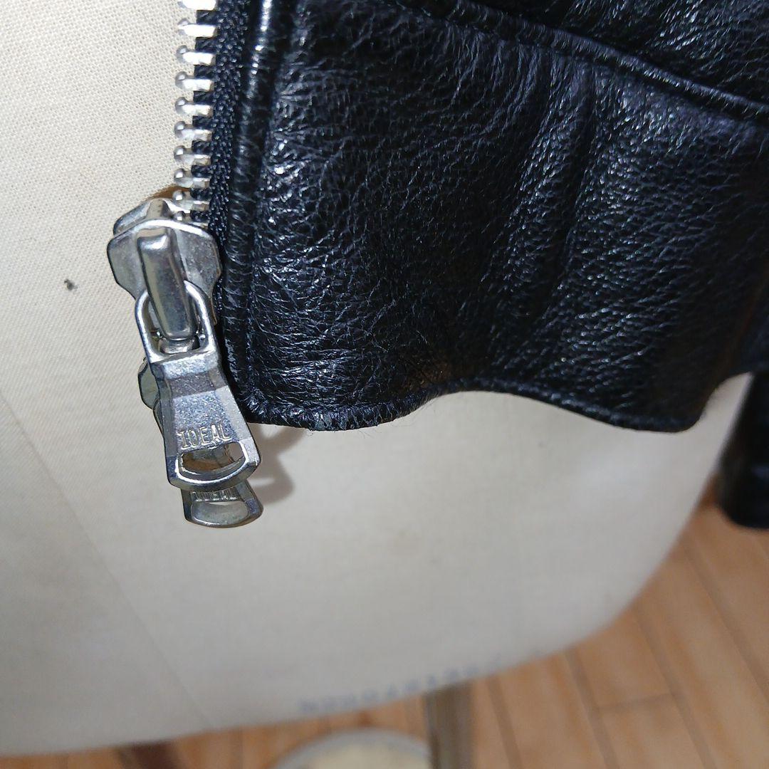 ジャックローズ襟付きシワ加工シングルライダース、サイズ4 - メルカリ