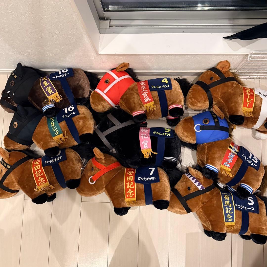 ち*ん様 サラブレッドコレクション ぬいぐるみ マスコット 競馬 まとめ