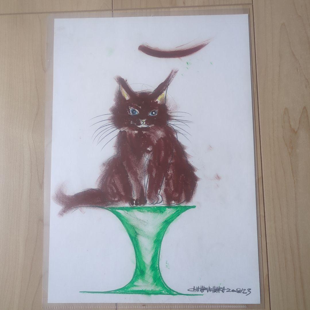 木原千春 ５分間ドローイング ２枚 木原千春5分間ドローイング/girl 2 - メルカリ