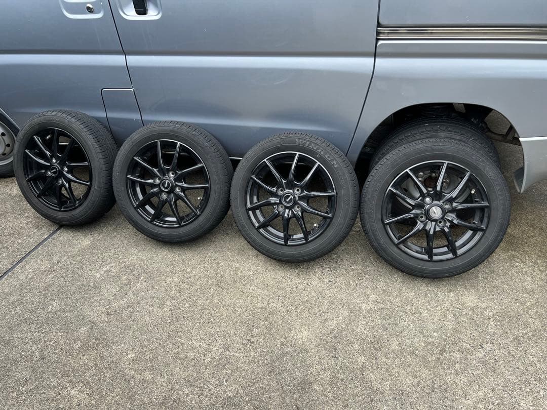 サマータイヤ バリ溝 155/65R14 ホイールセット （A0414）