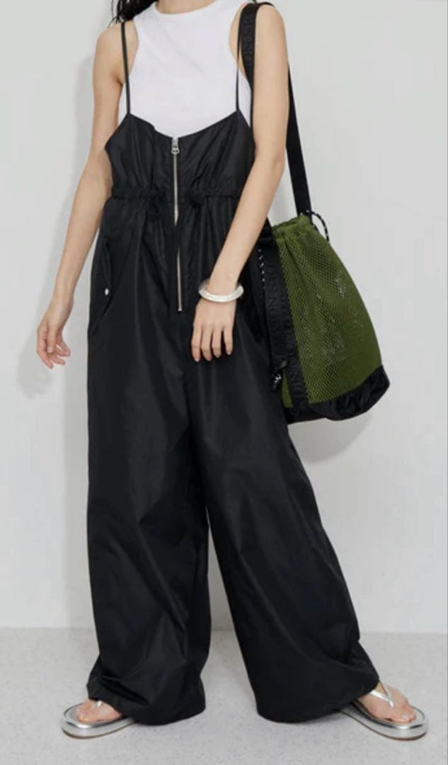 ADAM ET ROPÉ FEMMEシャイニータフタ撥水ロンパース2025 2025-A-GAY04051_sub03_500x.jpg