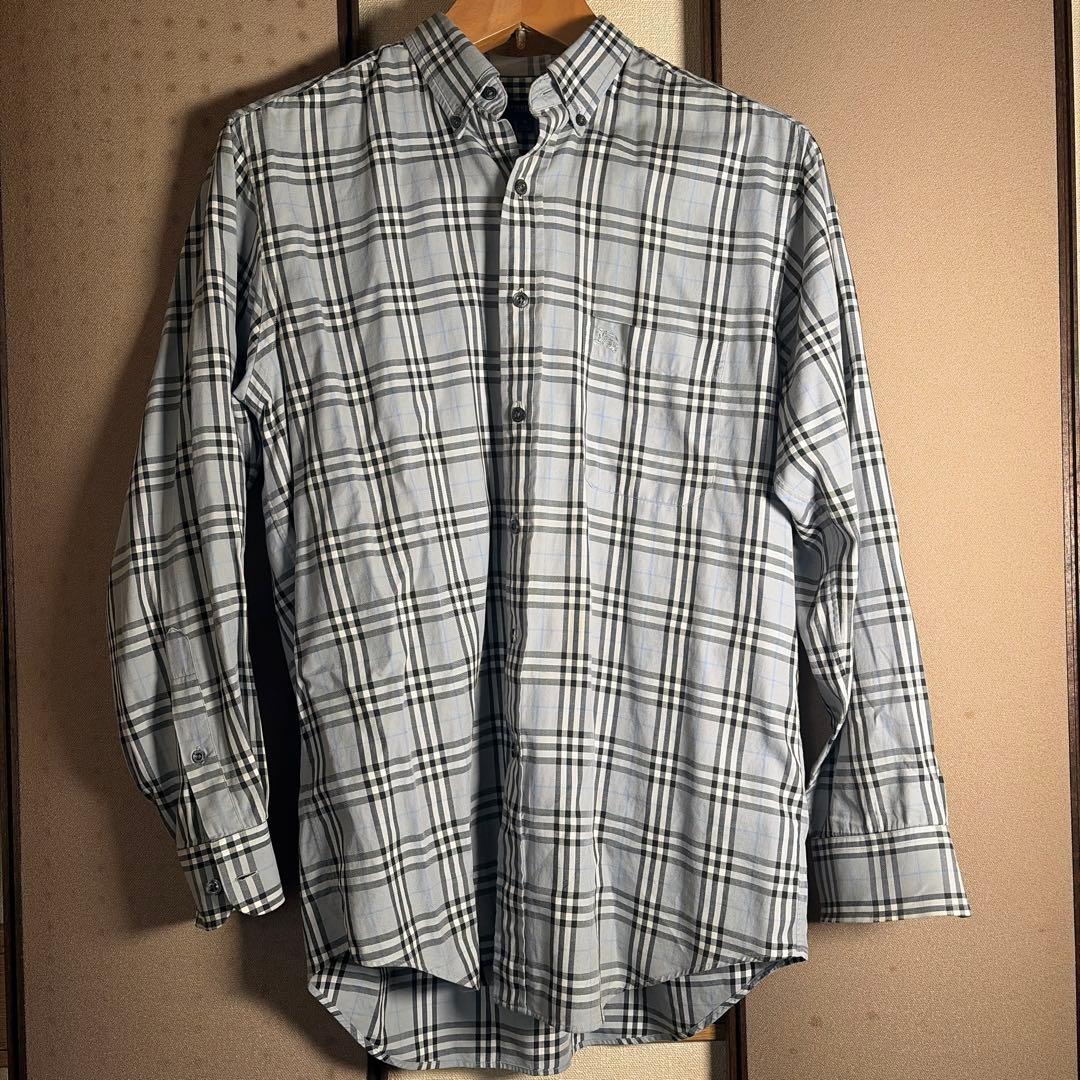 BURBERRY チェック柄 長袖シャツ Mサイズ - メルカリ