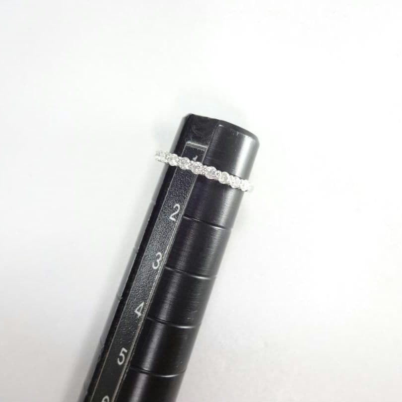 0.20ct　ダイヤモンド　ハーフエタニティ　リング　プラチナ