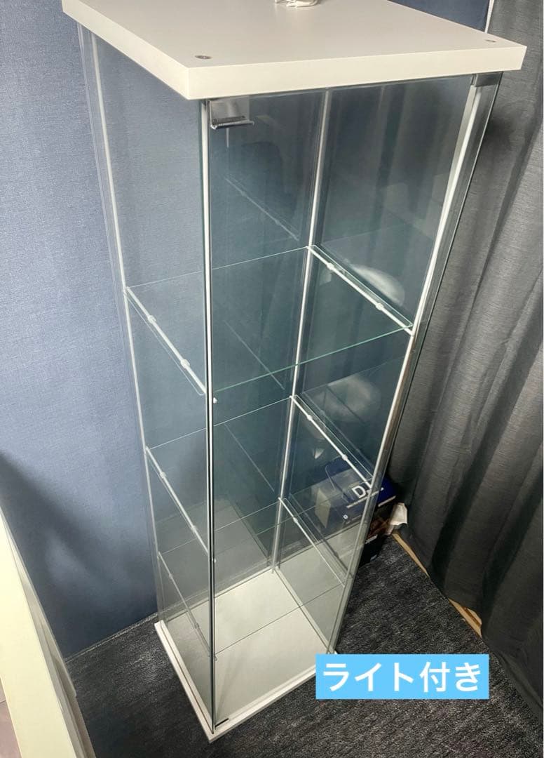 商品欄必読_イケア デトルフ 【引き取り専用】コレクションケース