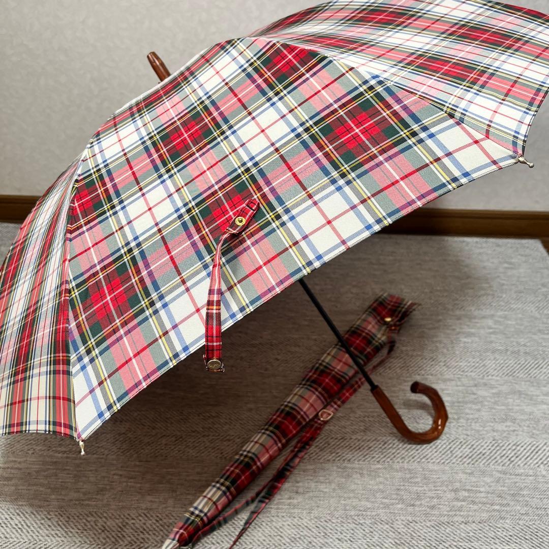 Ralph Lauren ラルフローレン　タータンチェックマルチカラー　長傘 MOONBAT｜POLO RALPH LAUREN (ポロ ラルフローレン) 雨傘 長傘