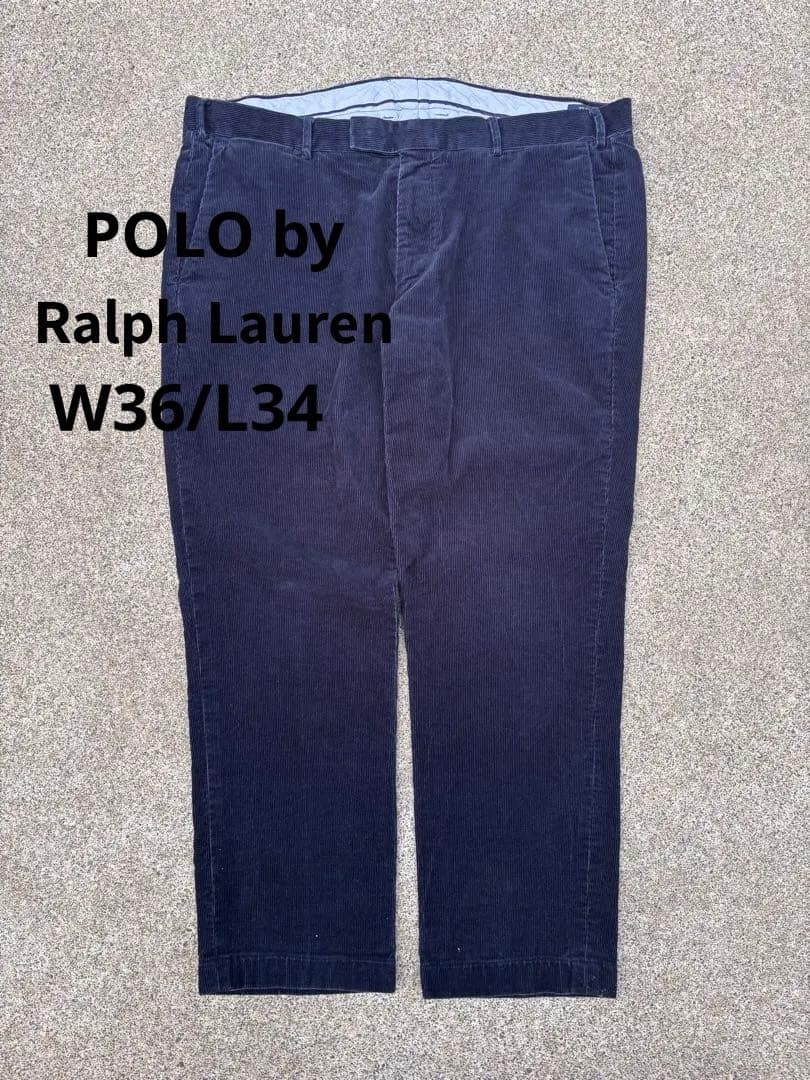 美品】Polo Ralph Lauren コーデュロイパンツ 濃紺36/34 - メルカリ