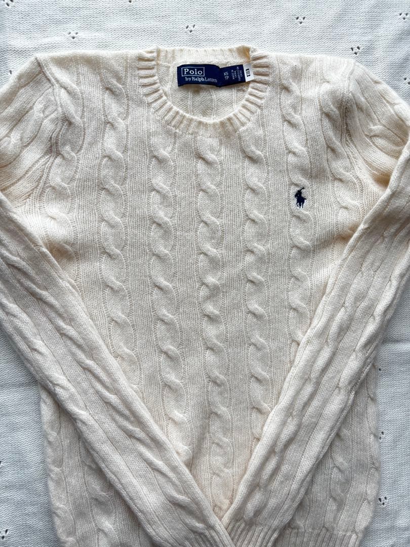 《美品》Polo Ralph Lauren ウールカシミヤ セーターXS