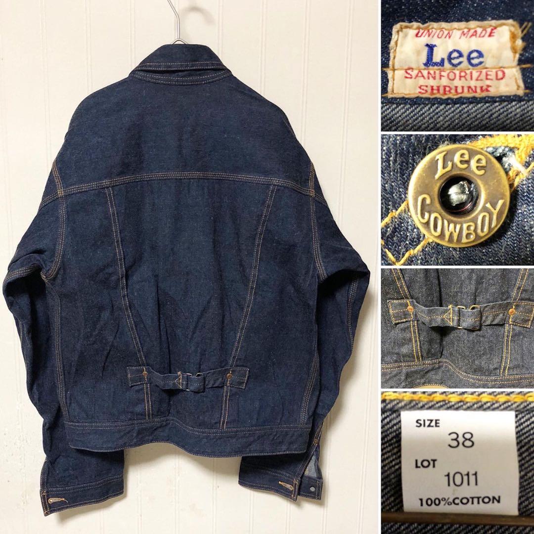 希少 白タグ Lee 復刻1st デニムジャケット 1011 cowboy 38 - メルカリ