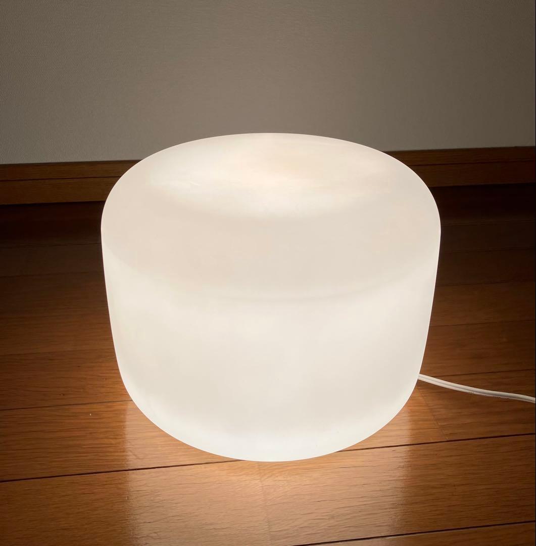 フロアライト 床置きライト 照明【無印良品】フロストガラス 廃盤品 大