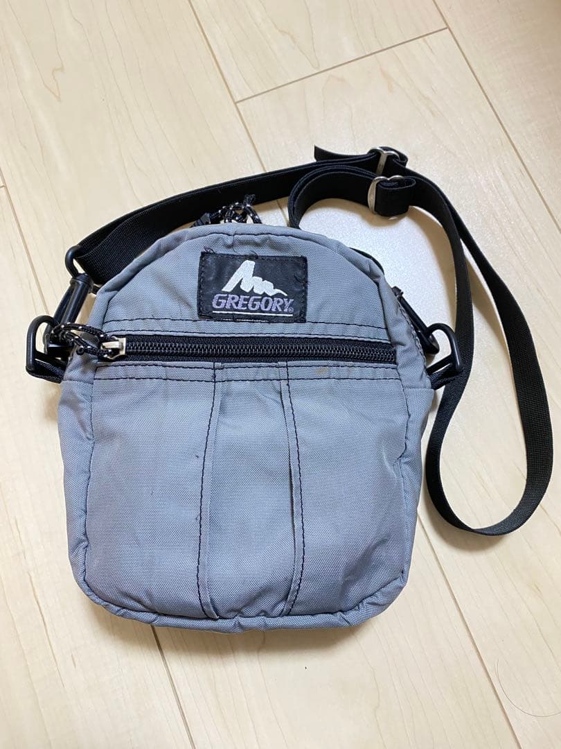 GREGORY グレゴリー 旧ロゴ USA製 クイックポケット M グレー - メルカリ