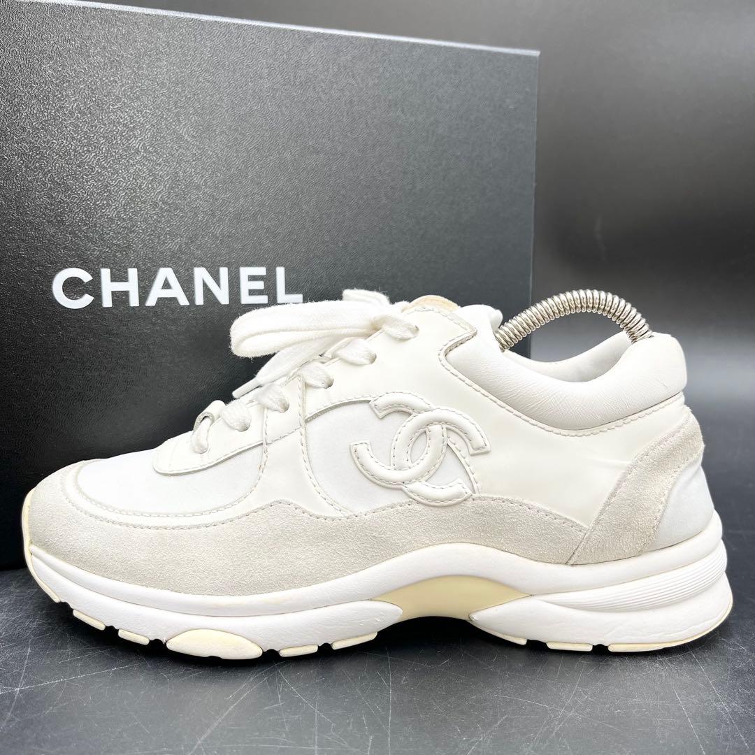 美品✨ シャネル ココマーク トレーナーズ レディース スニーカー