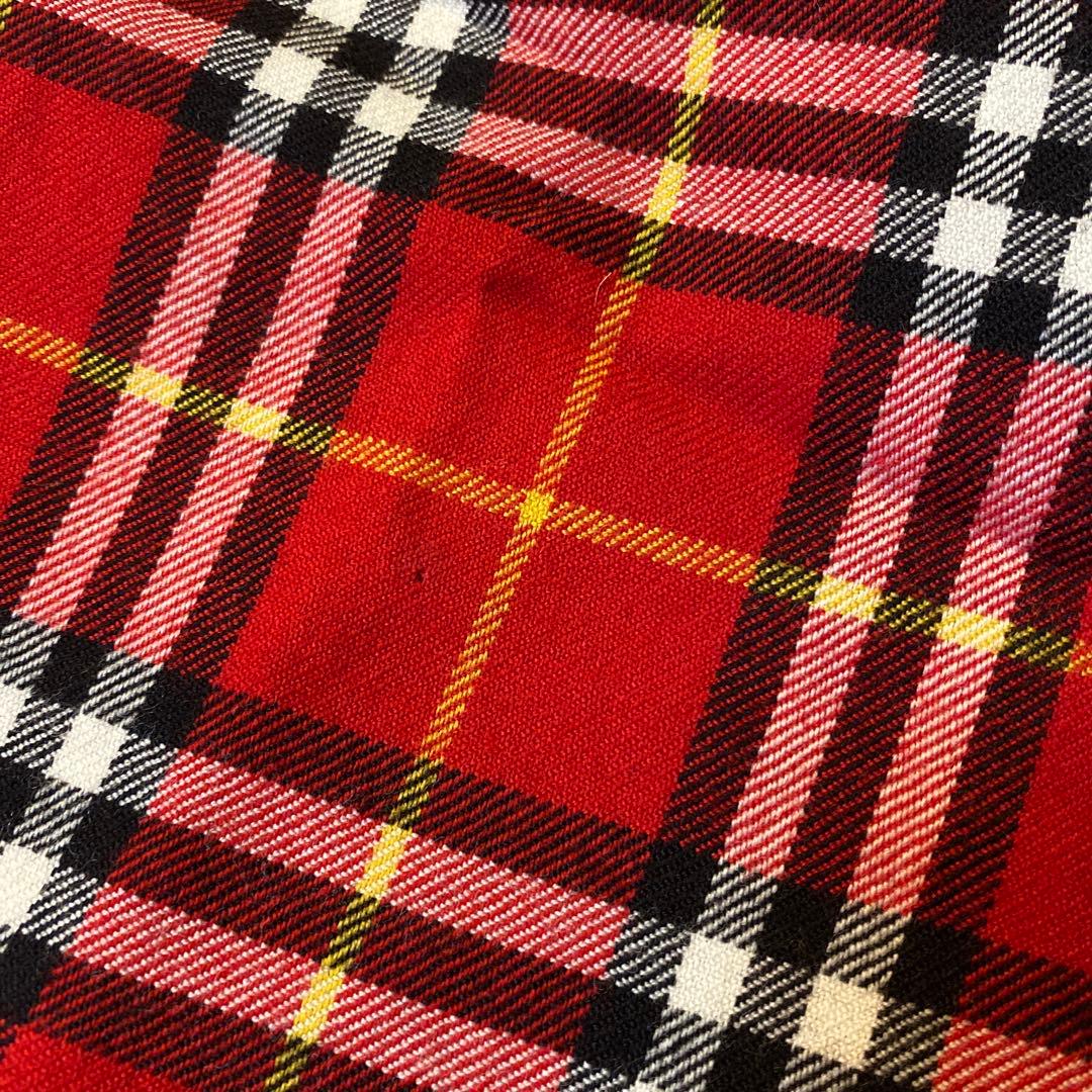 バーバリーブルーレーベル ノバチェック プリーツスカート ミニ