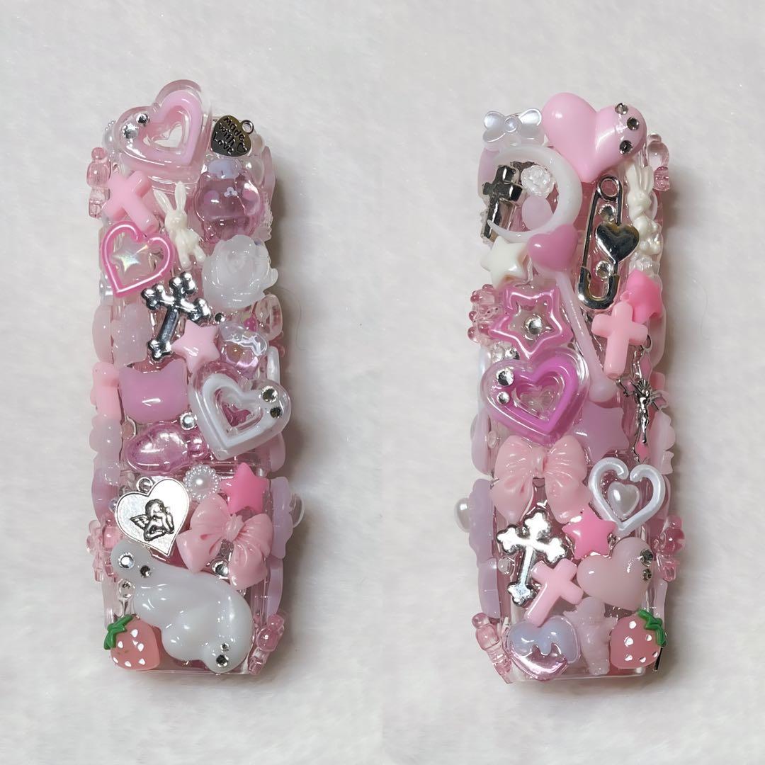 ❤︎ iQOS イルマワン ケースデコ ピンク リボン 天使 ❤︎ - メルカリ