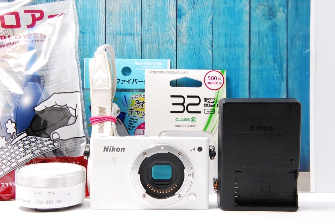 返品保証】Nikon1 J4 標準レンズキットニコン Wi-Fi ホワイト - メルカリ