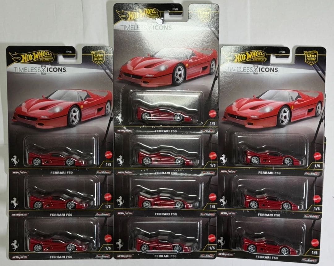 Hot Wheels Ferrari F50 赤 10台セット - メルカリ