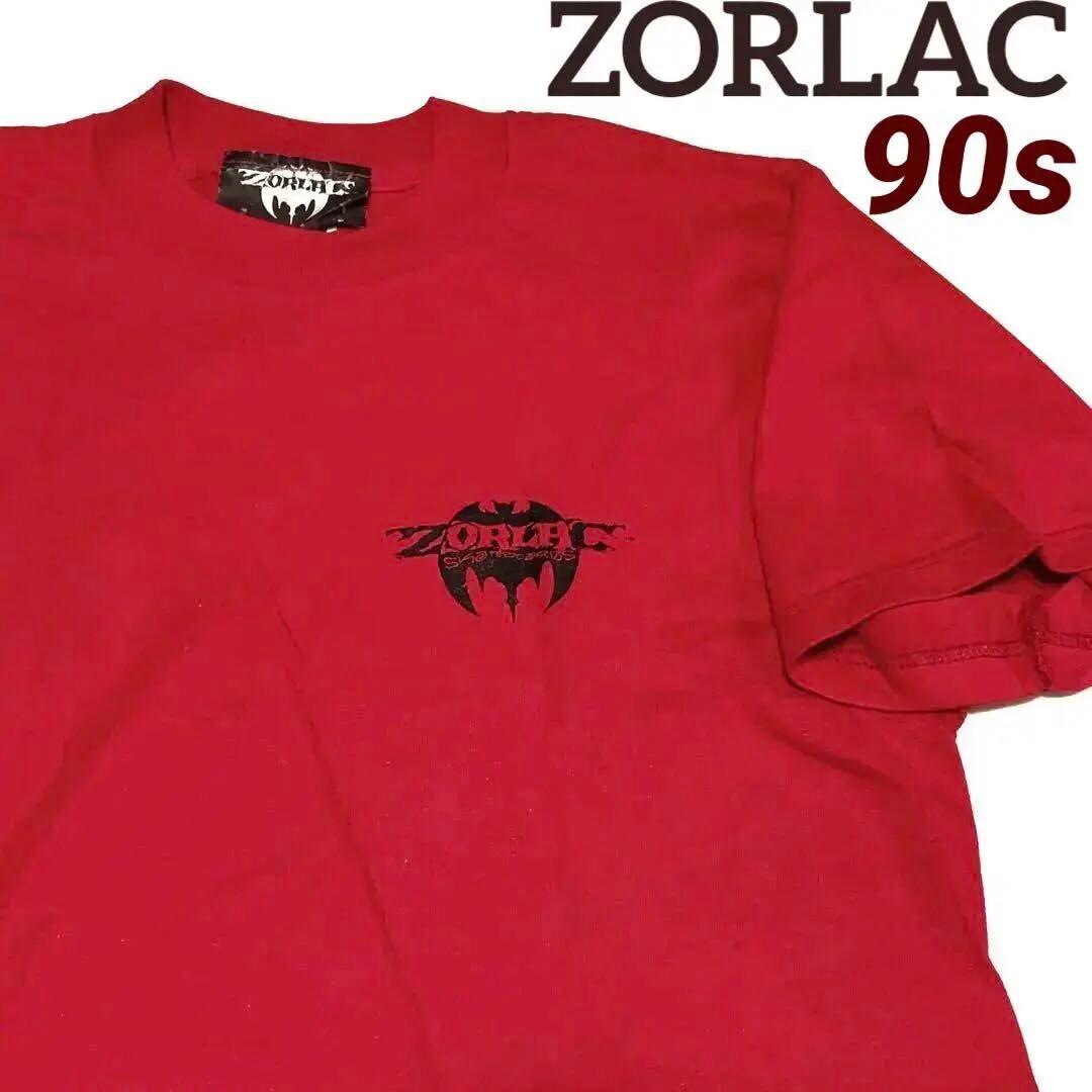 90s ZORLAC Tシャツ ゾーラック タルテックス パスヘッド バットロゴ