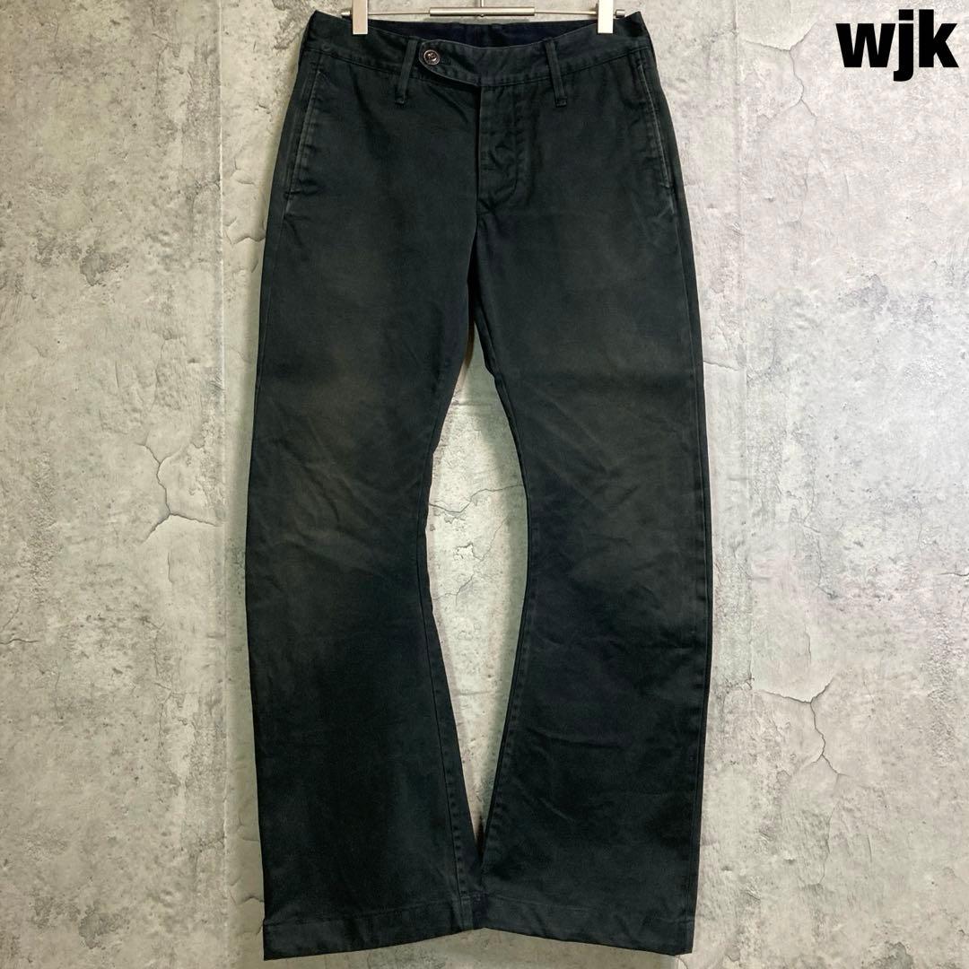 wjk】ダブルジェイケイ バナナカーブ チノパン ブラック S - メルカリ