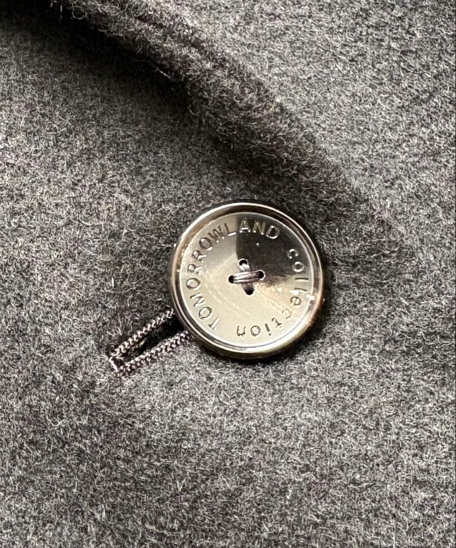 TOMORROWLAND カシミヤ混 ウールチェスターコート 黒 38 9号 M - メルカリ